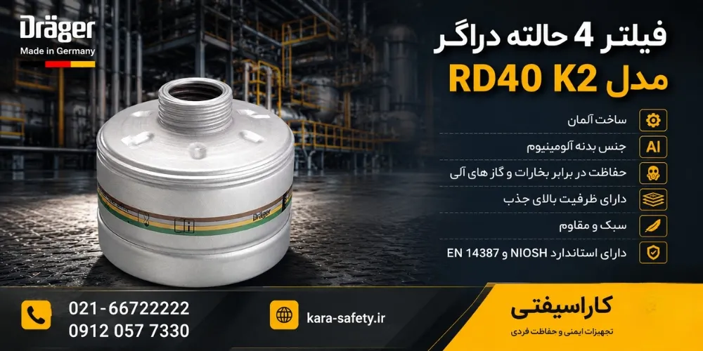 فیلتر 4 حالته دراگر مدل RD40 K2 (اصلی) 1 فیلتر 4 حالته دراگر مدل RD40 K2