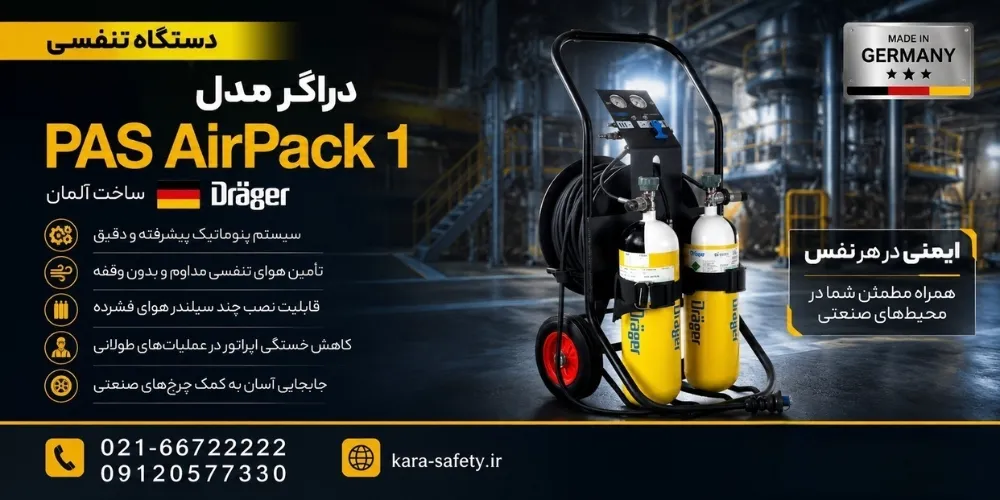 دستگاه تنفسی دراگر مدل PAS AirPack 1 1 دستگاه تنفسی دراگر مدل PAS AirPack 1